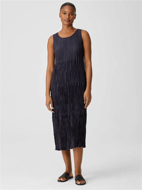 Eileen fisher crushed silk - Crushed Silk is fabulous! The fabric is wonderful and not hard as many metallics are. It flows well, and is a welcome piece to add to my “understated elegance” ...